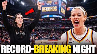Caitlin Clark & Indiana Fever SHATTER 12 WNBA RECORDS vs Portland Fire! Sophie Cunningham FIRED UP!