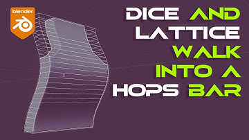 How to use DICE and LATTICE in Blender - HardOPS tutorial