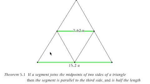 Triangle Midsegment Theorem Explained Visually