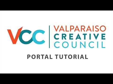 Valparaiso Creative Council Portal Walkthrough