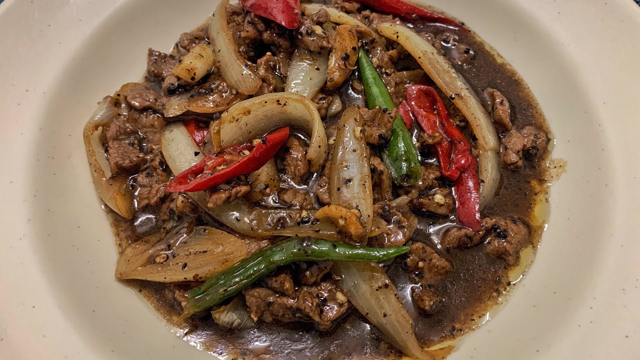 DAGING MASAK BLACK PEPPER. MUDAH & SEDAP. YouTube