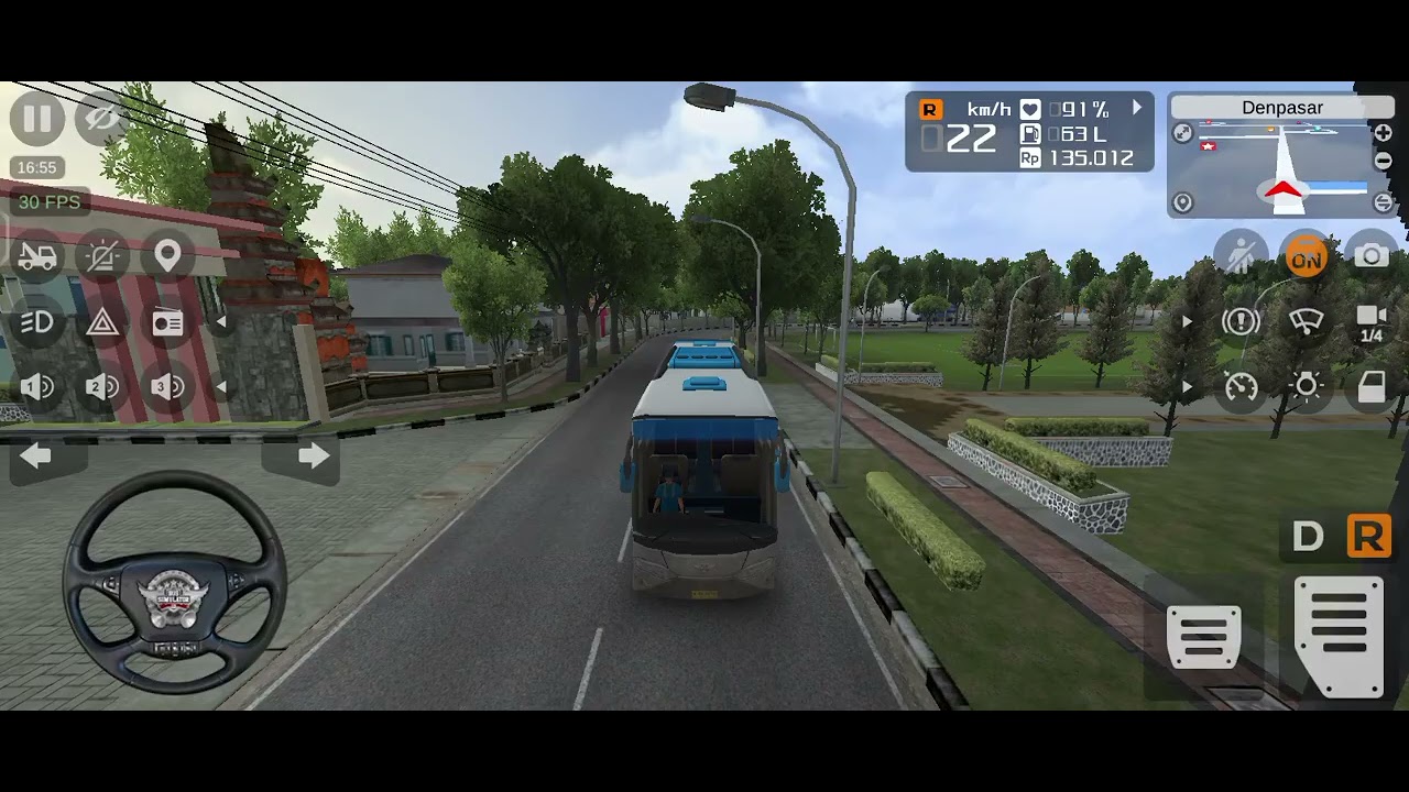 New bus simulator game goa trip 🌊🏖️⛱️..... With bus 