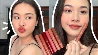 HAPPY SKIN LIP MALLOW COFFEE EDITION SWATCHES #MLBB