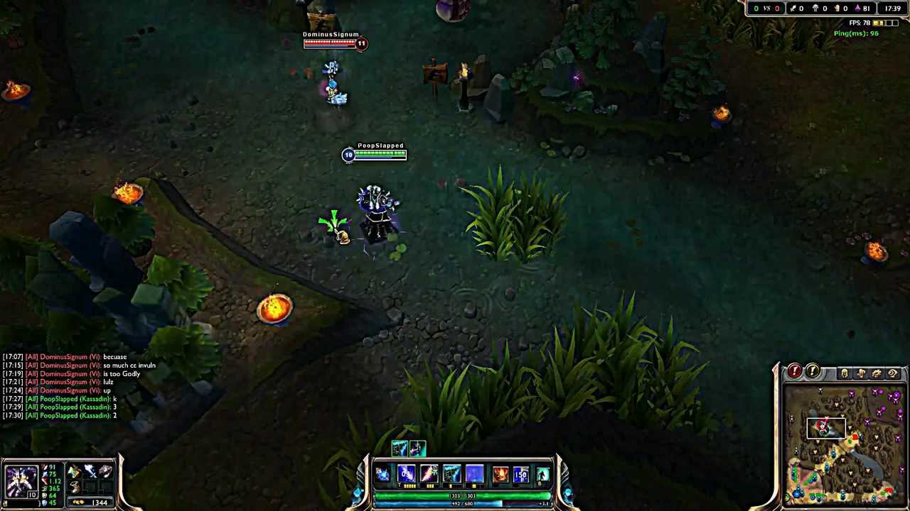 League of Legends - Vi Ult Bug w/ Banshee Veil + Kassidan Q - 9/25/2013