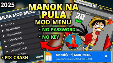 Manok Na Pula Mod Menu Update Version 8.0 Unlimited Money Eyes,Max,Level mods No password Fix Crash