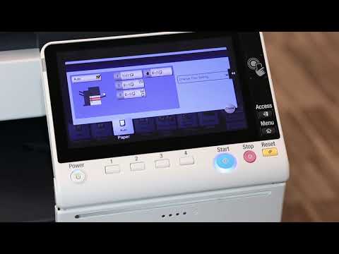 How Troubleshoot Printing on Konica Minolta BizHub Printer | SumnerOne - YouTube