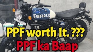 PPF Ceramic Coating Batter than PPF 🔥🔥🔥 | Royal Enfield Hunter 350 @gauravxatriya