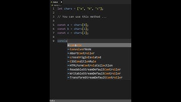 JavaScript Tip: Array Destructuring | #shorts [@shortcode ]
