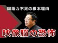 映像脳の恐怖！~国語力、読解力不足の根本理由~