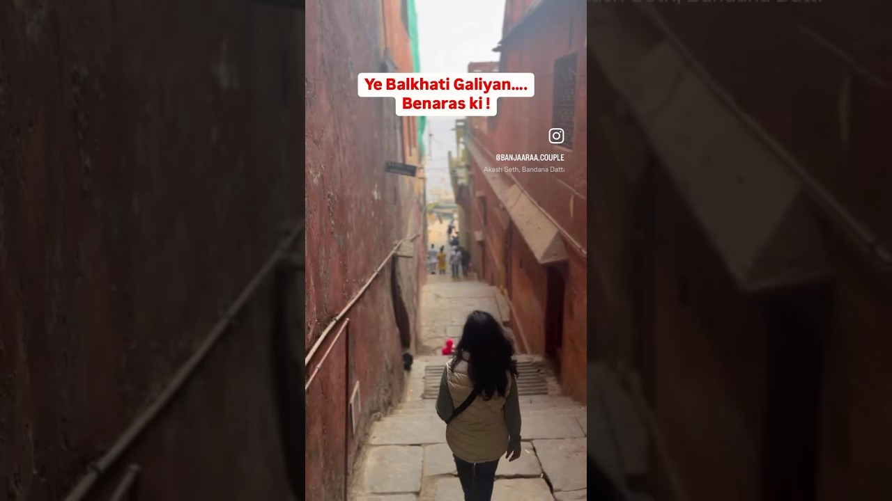 Video thumbnail: #travelindia #travel #travellersofindia #benaras #varanasi #streetsofindia #oldcity #walkaround