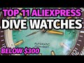 BEST DIVE WATCHES UNDER $300 on AliExpress 11.11 Sale! Giveaway Watch Revealed!