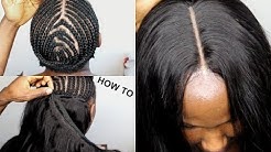 HOW TO DO: Full Sew In WEAVE No Leave Out Tutorial Video For BEGINNERS