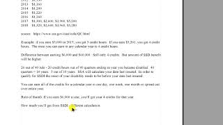 How do Earnings Credits Work for SSDI Claims