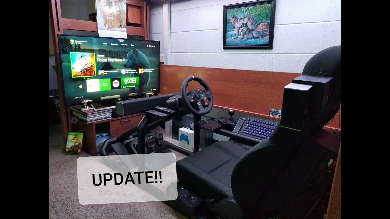 Diy Xbox One X Racing Setup Forza Horizon 4 18 Youtube
