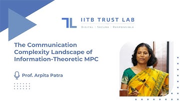 The Communication Complexity Landscape of Information-theoretic MPC by Arpita Patra