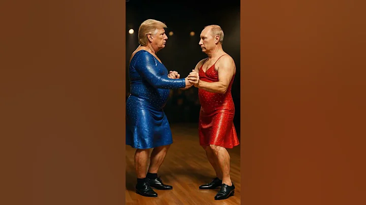 Trump & Putin Funny Dance move Parody #shorts #trump #putin #ai #parody #trumpvsputin #dance #meme