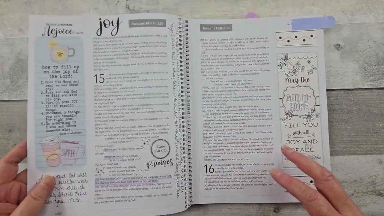 Spiral Bible ~ Bible Journaling