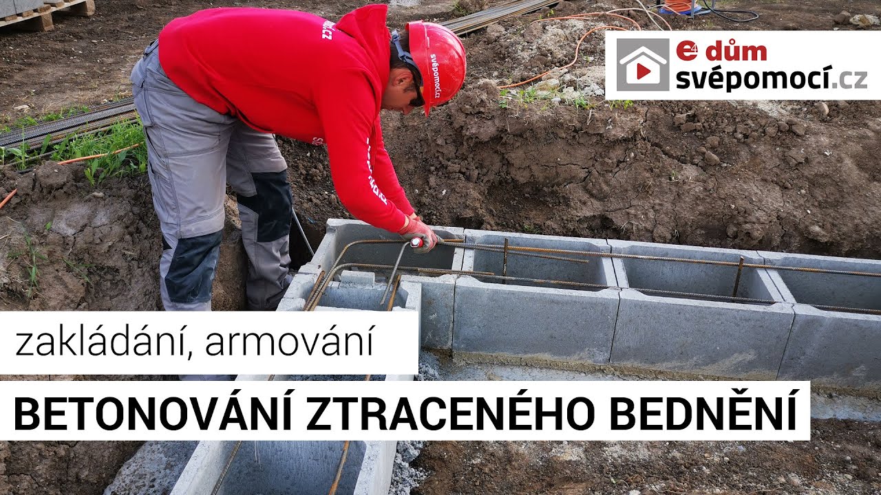 005# Zakládání, armování a betonování ztraceného bednění | e4 dům svépomocí