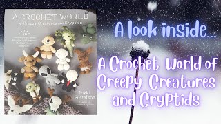 A look inside A Crochet World of Creepy Creatures and Cryptids 