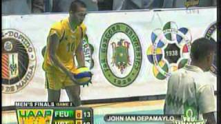 UST vs FEU Mens Finals Game 2 Set 1 Part 2