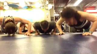 More #22pushups with the lovely ladies of Blink Fitness