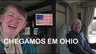 CHEGAMOS EM OHIO NOS EUA, RODANDO COM NEVE E PASSAMOS CIDADE DE CLEVELAND NA PENSYLVANIA LINDA DEMAI