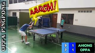 Ga sengaja smash muka lawan saat main PINGPONG💥🏓 #tabletennis #pingpong #challenge #wtt #penholder