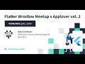 Flutter Wrocław Meetup x Applover vol. 2
