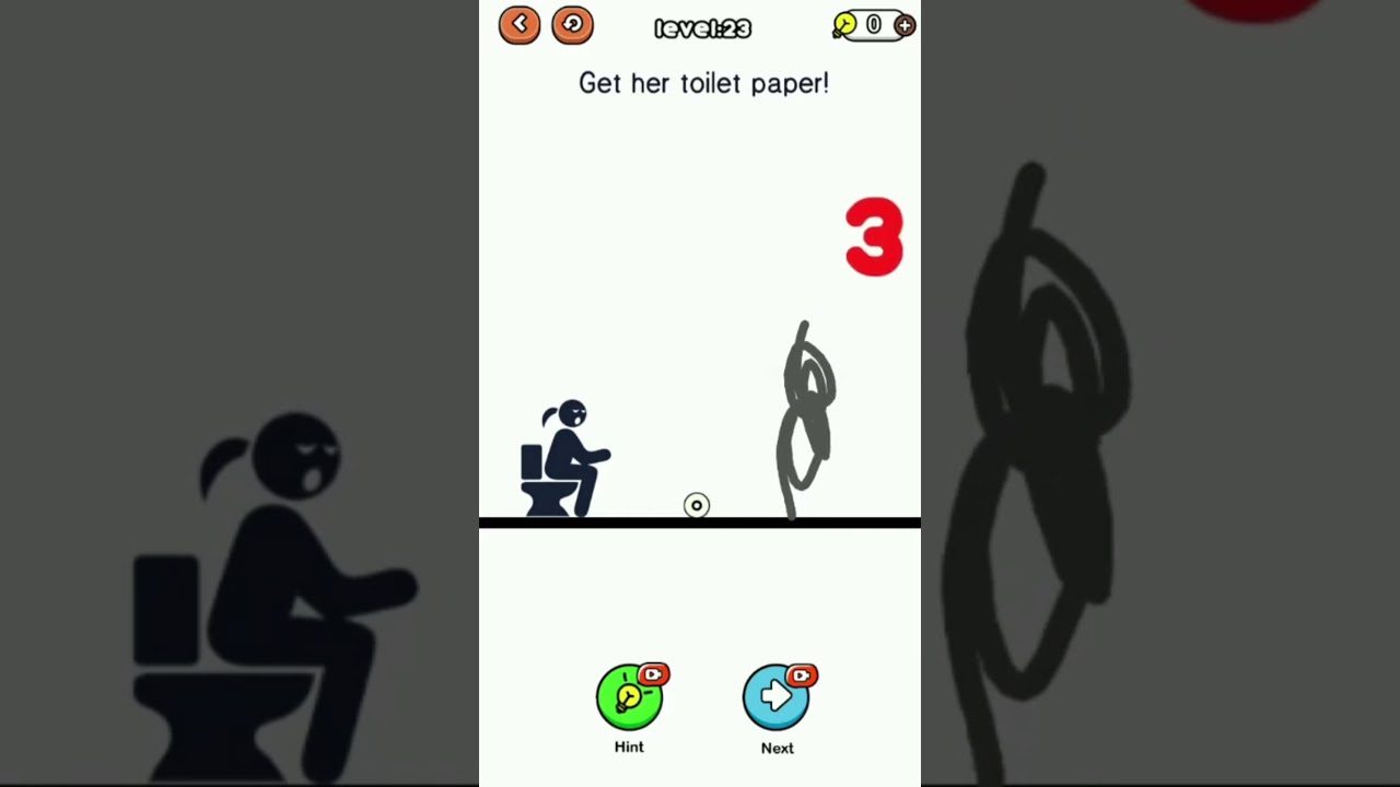 Drawing My Way to Victory: Save Stickman Challenge - Level - 23 