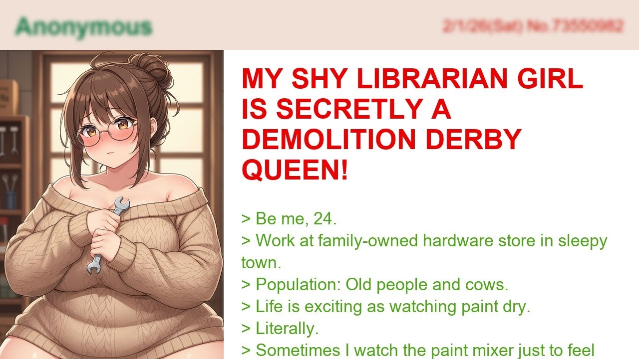 My Shy Librarian Girl Is Secretly A Demolition Derby Queen!