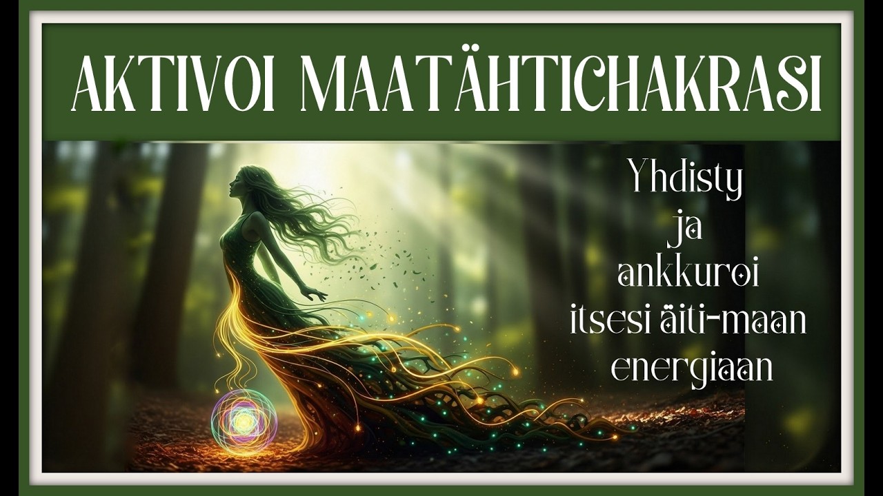 Maatähtichakran aktivointi ja yhdistyminen maan energiaan.
