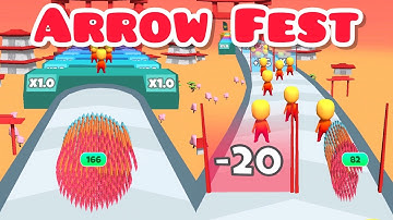 ✅Arrow Fest. All Levels TOP Gameplay iOS Android Mobile Games Walkthrough Max Level