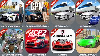 Car Parking Multiplayer,Car Parking Multiplayer 2,3D Driving Class,2,3D Driving Class 2,Asphalt 9 screenshot 4