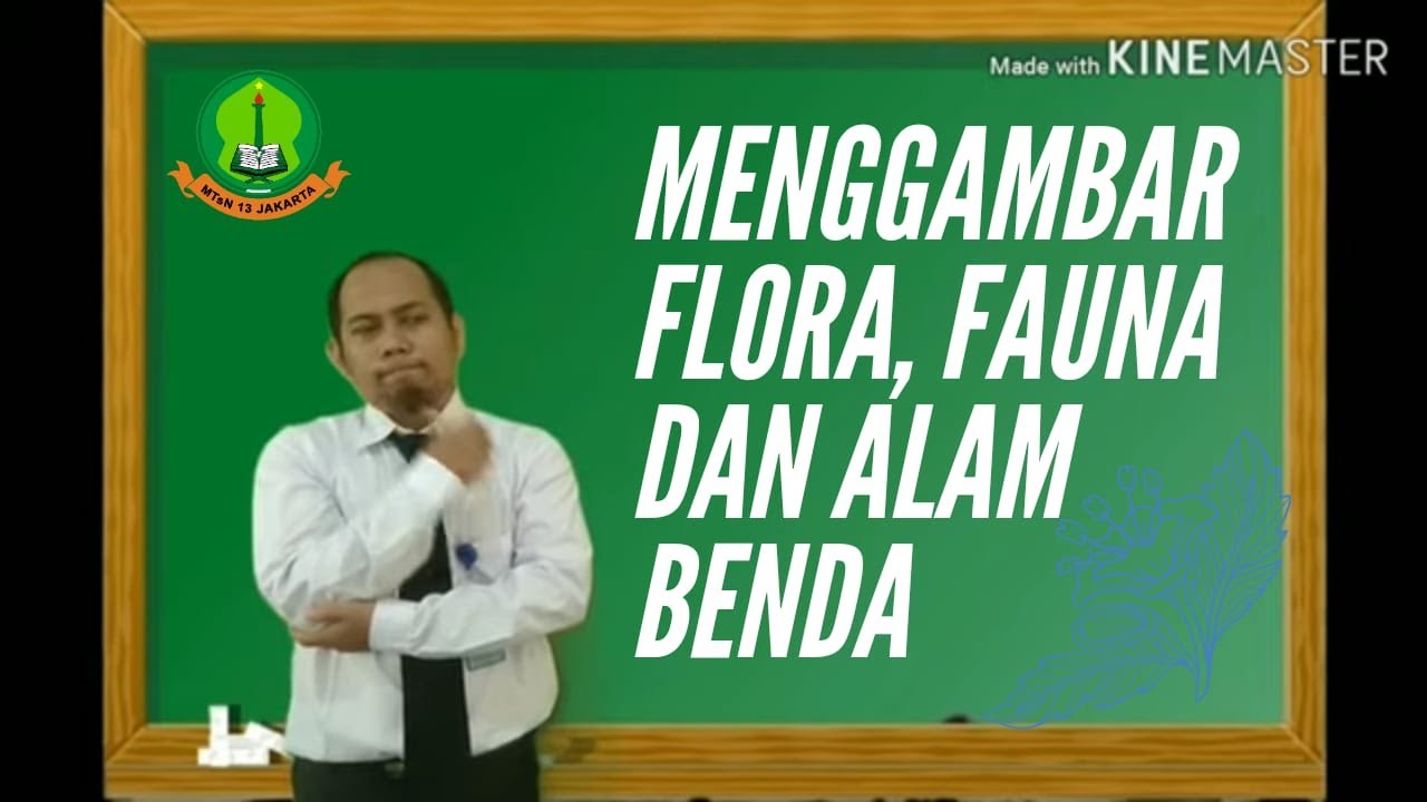 Mtsn 13 Jkt Menggambar Flora