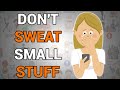 Don't Sweat The Small Stuff Book Summary by Richard Carlson