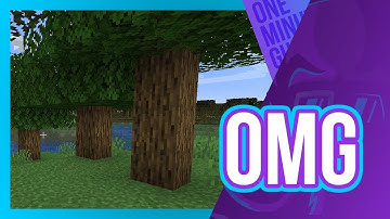 Collecting Wood - Minecraft Java Edition 1.14.4 | One Minute Guide