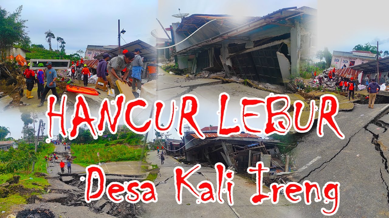 NGERI KONDISINYA‼️DUSUN KALI IRENG  AMBLAS  AKIBAT BENCANA TANAH BERGESER, PEJAWARAN BANJARNEGARA