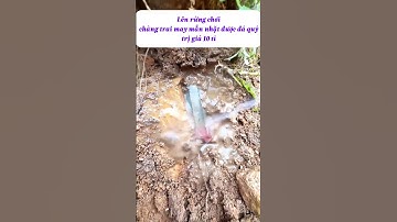 Vào rừng dạo chơi, chàng trai vô tình nhặt được đá quý 10 tỉ, thật may mắn #shorts #ruby #spinel