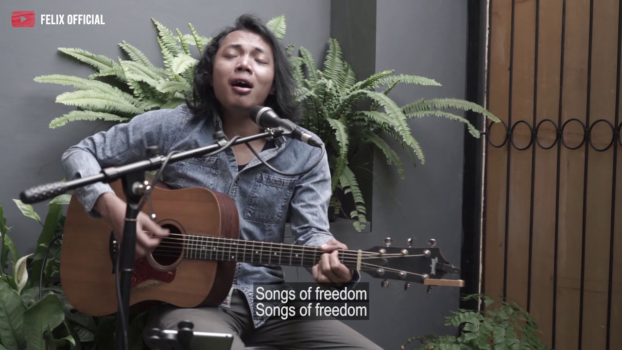 REDEMPTION SONG BOB MARLEY  LIRIK  FELIX IRWAN COVER