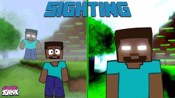 FNF: Vs Herobrine // Minecraft Mod // SIGHTING – Hydie