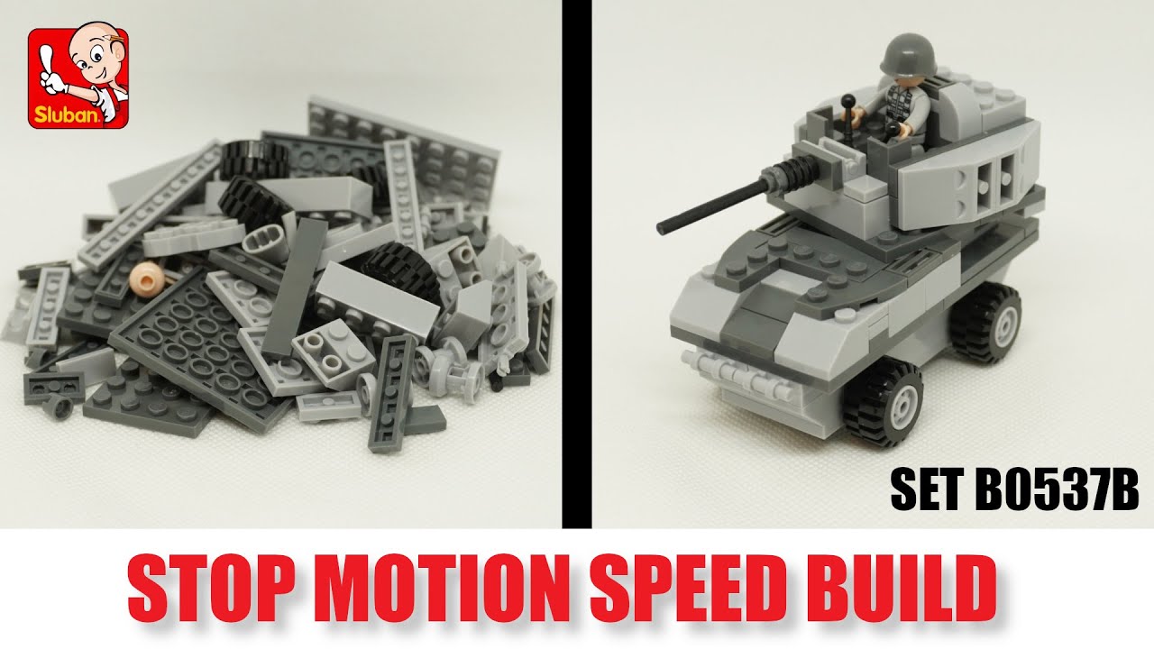 Sluban Army - Medium Italian Tank, Speed Build 