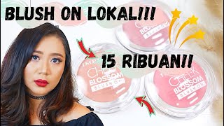 REVIEW IMPLORA CHEEK BLOSSOM BLUSH ON DI KULIT SAWO MATANG