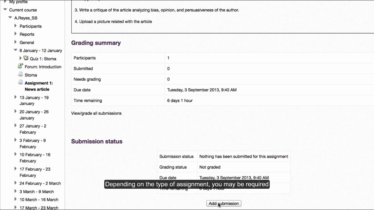 How To Do An Assignment On Moodle YouTube How To Do An Assignment On Moodle YouTube