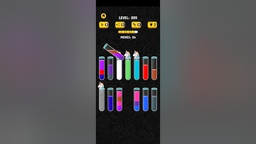 colour water sort 3d level 205