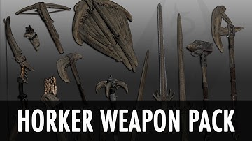 Skyrim Mod Spotlight: Ghosu Horker Weapon Pack