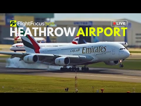 Heathrow Airport Live - Wednesday 3rd September 2025