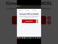 🔥 Why Type Manually? Convert PDF to Excel in 20 Seconds