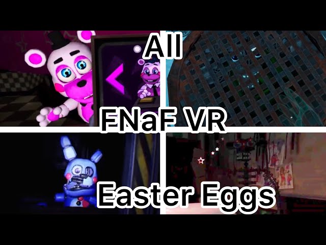 FNaF VR: Help Wanted ALL SECRET ANIMATRONICS & EASTER EGGS 
