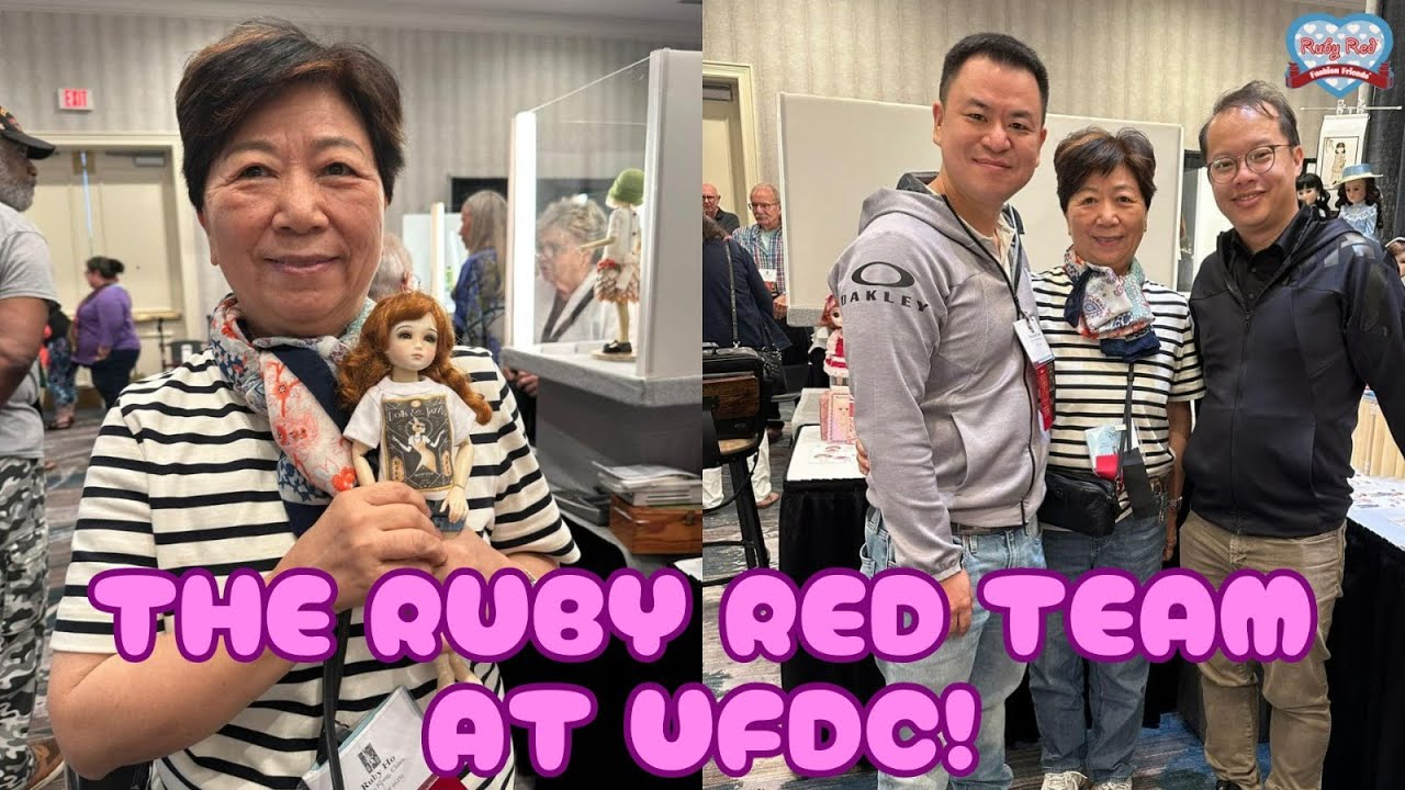 Throwback to Joyful Moments at UFDC! #dollfair #rubyredfashionfriends #UFDC