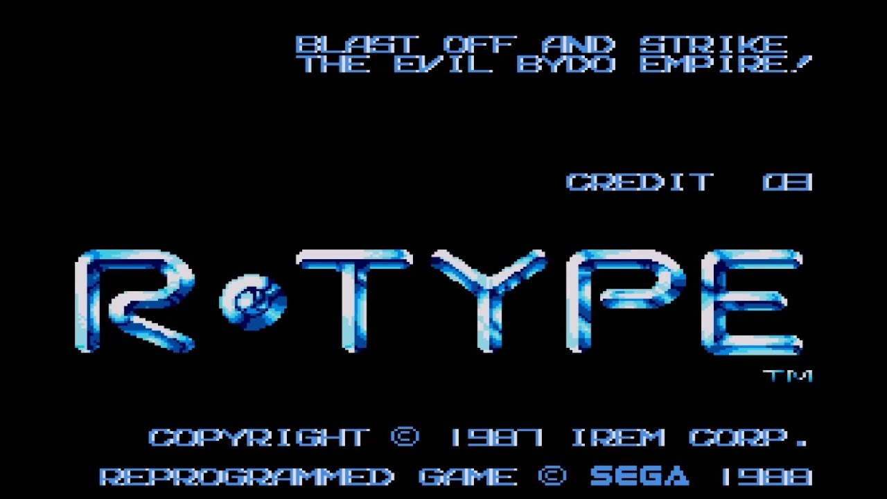 Jeu R-Type Sur Sega Master System – Boîtier Et Notice – Bon état